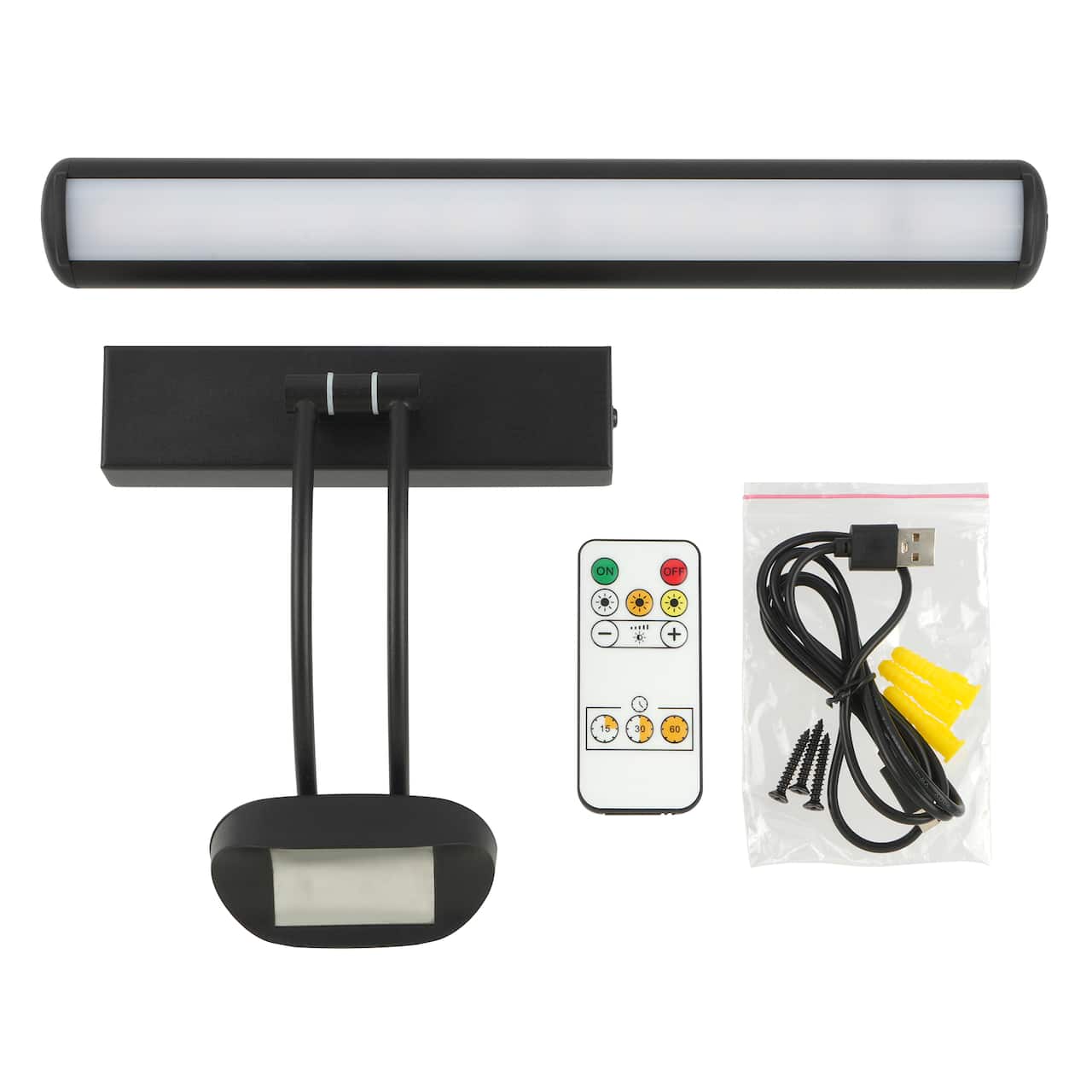 6 Pack: Rechargeable LED Wall-Mounted Gallery Light by Studio Décor®